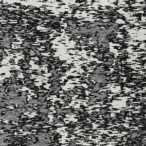 Homeroots 3' Abstract Washable Area Rug - Durable Indoor Outdoor Rectangle Rug For Stylish Spaces Black Polyester 612707