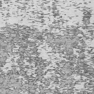 Homeroots 3' Abstract Washable Area Rug - Durable Indoor Outdoor Rectangle Rug For Stylish Spaces Gray Polyester 612744