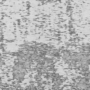 Homeroots 3' Abstract Washable Area Rug - Durable Indoor Outdoor Rectangle Rug For Stylish Spaces Gray Polyester 612746