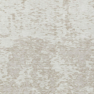 Homeroots 3' Abstract Washable Area Rug - Durable Indoor Outdoor Rectangle Rug For Stylish Spaces Ivory Polyester 612750