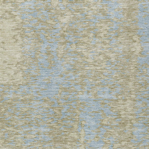 Homeroots 3' Abstract Washable Indoor Outdoor Rug - Durable, Stain Resistant, Versatile For Any Space! Beige Polyester 612914