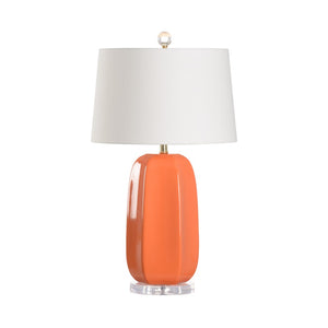 Orange Splash Lamp Orange 61291-WILDWOOD Wildwood