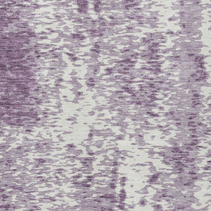 Homeroots 3' Abstract Washable Indoor Outdoor Rug - Durable, Stain Resistant, Versatile For Any Space! Lavender Polyester 612956