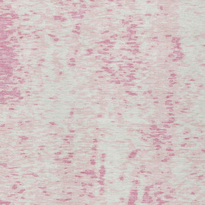 Homeroots 3' Abstract Washable Indoor Outdoor Rug - Durable, Stain Resistant, Versatile For Any Space! Pink Polyester 612964