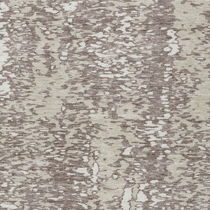 Homeroots 3' Abstract Washable Indoor Outdoor Rug - Durable, Stain Resistant, Versatile For Any Space! Taupe Polyester 612965