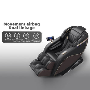 English Elm "Luxury Luxury 3D Zero Gravity Massage Chair with Mechanical Hand, SL-Track, Heated Back & Calves, Shiatsu, Bluetooth Speakers and Smart LCD Control for Home & Office Comfort W3327P296152