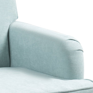 English Elm Modern Accent Chair Retro Wooden Legs Nailhead Trim Upholstered Club Chair 300lb Capacity Cozy Lounge Sage W3042P262915