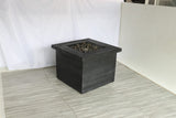 English Elm Fiber Reinforced Concrete Propane/Natural Gas Fire Pit Table