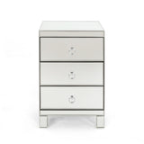 Christopher Knight Home® - Noble House - Bandara Modern Mirrored 3 Drawer Cabinet