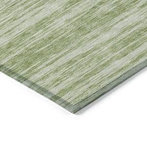 Homeroots 3' Abstract Washable Indoor Outdoor Area Rug - Durable, Stylish, And Easy To Maintain For Any Space Sage Polyester 613062