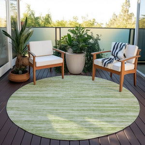 Homeroots 3' Abstract Washable Indoor Outdoor Area Rug - Durable, Stylish, And Easy To Maintain For Any Space Sage Polyester 613063