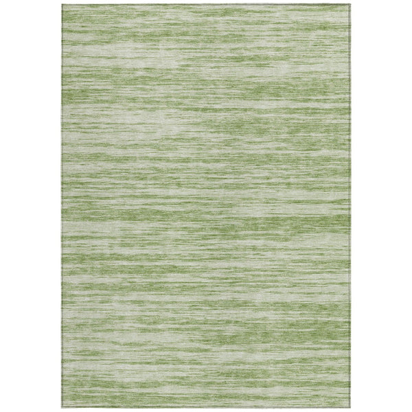 Homeroots 3' Abstract Washable Indoor Outdoor Area Rug - Durable, Stylish, And Easy To Maintain For Any Space Sage Polyester 613064