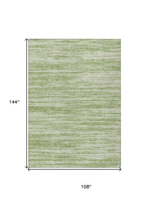 Homeroots 3' Abstract Washable Indoor Outdoor Area Rug - Durable, Stylish, And Easy To Maintain For Any Space Sage Polyester 613065
