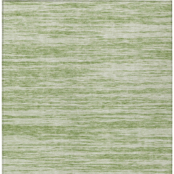Homeroots 3' Abstract Washable Indoor Outdoor Area Rug - Durable, Stylish, And Easy To Maintain For Any Space Sage Polyester 613066