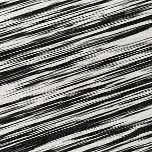 Homeroots 3' Abstract Washable Indoor Outdoor Area Rug - Durable, Stylish, And Easy To Maintain For Any Space Black Polyester 613069