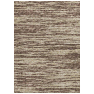 Homeroots 3' Abstract Washable Indoor Outdoor Area Rug - Durable, Stylish, And Easy To Maintain For Any Space Brown Polyester 613074