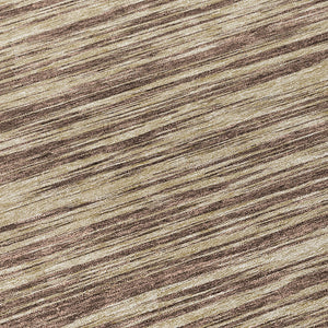 Homeroots 3' Abstract Washable Indoor Outdoor Area Rug - Durable, Stylish, And Easy To Maintain For Any Space Brown Polyester 613075