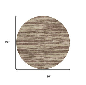 Homeroots 3' Abstract Washable Indoor Outdoor Area Rug - Durable, Stylish, And Easy To Maintain For Any Space Brown Polyester 613075