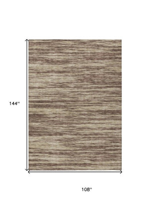 Homeroots 3' Abstract Washable Indoor Outdoor Area Rug - Durable, Stylish, And Easy To Maintain For Any Space Brown Polyester 613077