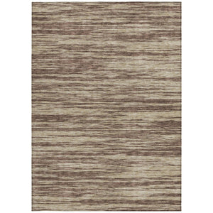 Homeroots 3' Abstract Washable Indoor Outdoor Area Rug - Durable, Stylish, And Easy To Maintain For Any Space Brown Polyester 613078