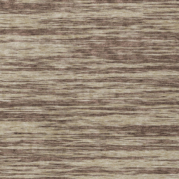 Homeroots 3' Abstract Washable Indoor Outdoor Area Rug - Durable, Stylish, And Easy To Maintain For Any Space Brown Polyester 613078