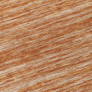 Homeroots 3' Abstract Washable Indoor Outdoor Area Rug - Durable, Stylish, And Easy To Maintain For Any Space Copper Polyester 613087