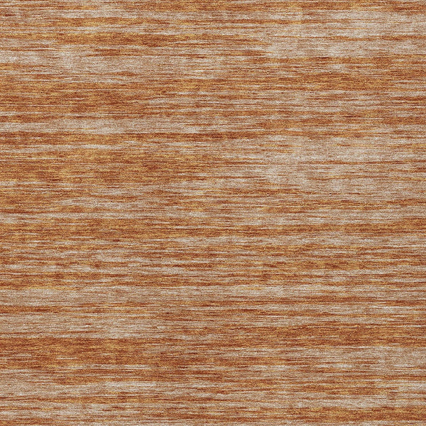 Homeroots 3' Abstract Washable Indoor Outdoor Area Rug - Durable, Stylish, And Easy To Maintain For Any Space Copper Polyester 613089