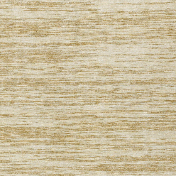 Homeroots 3' Abstract Washable Indoor Outdoor Area Rug - Durable, Stylish, And Easy To Maintain For Any Space Gold Polyester 613092