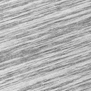 Homeroots 3' Abstract Washable Indoor Outdoor Area Rug - Durable, Stylish, And Easy To Maintain For Any Space Gray Polyester 613099