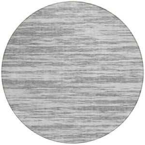 Homeroots 3' Abstract Washable Indoor Outdoor Area Rug - Durable, Stylish, And Easy To Maintain For Any Space Gray Polyester 613099