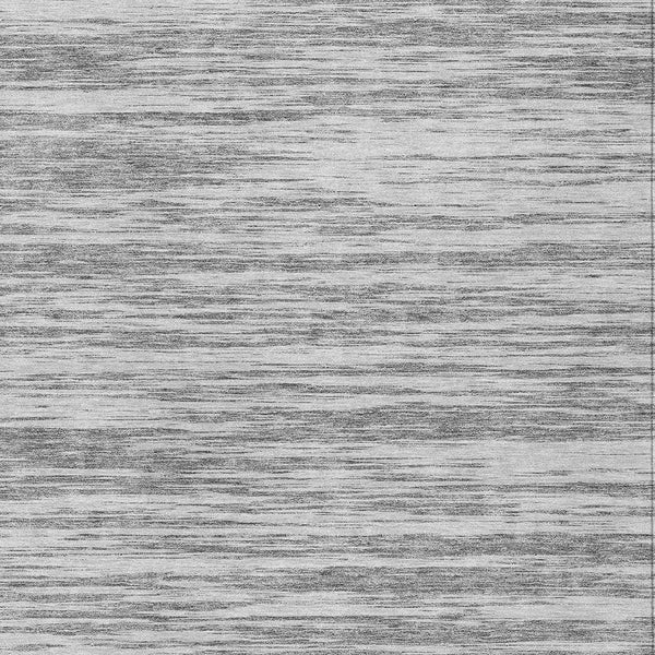 Homeroots 3' Abstract Washable Indoor Outdoor Area Rug - Durable, Stylish, And Easy To Maintain For Any Space Gray Polyester 613101