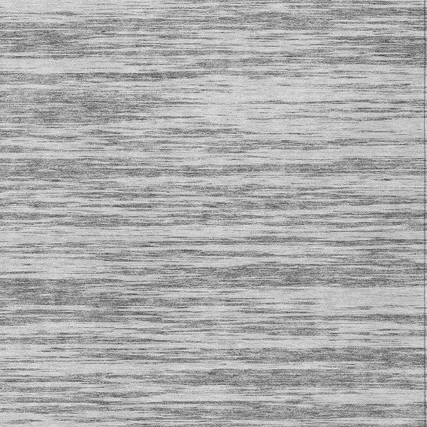 Homeroots 3' Abstract Washable Indoor Outdoor Area Rug - Durable, Stylish, And Easy To Maintain For Any Space Gray Polyester 613102