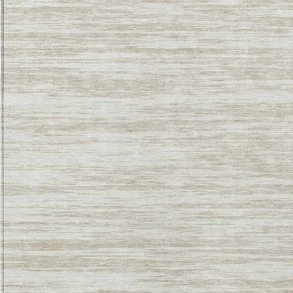 Homeroots 3' Abstract Washable Indoor Outdoor Area Rug - Durable, Stylish, And Easy To Maintain For Any Space Ivory Polyester 613103