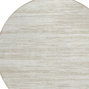 Homeroots 3' Abstract Washable Indoor Outdoor Area Rug - Durable, Stylish, And Easy To Maintain For Any Space Ivory Polyester 613105