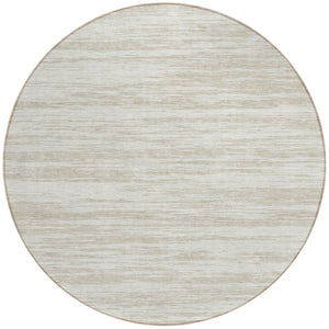 Homeroots 3' Abstract Washable Indoor Outdoor Area Rug - Durable, Stylish, And Easy To Maintain For Any Space Ivory Polyester 613105