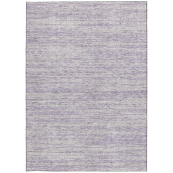 Homeroots 3' Abstract Washable Indoor Outdoor Area Rug - Durable, Stylish, And Easy To Maintain For Any Space Lavender Polyester 613109