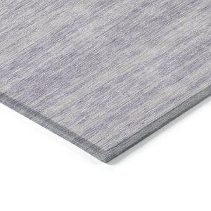 Homeroots 3' Abstract Washable Indoor Outdoor Area Rug - Durable, Stylish, And Easy To Maintain For Any Space Lavender Polyester 613109