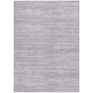 Homeroots 3' Abstract Washable Indoor Outdoor Area Rug - Durable, Stylish, And Easy To Maintain For Any Space Lavender Polyester 613110
