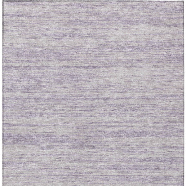 Homeroots 3' Abstract Washable Indoor Outdoor Area Rug - Durable, Stylish, And Easy To Maintain For Any Space Lavender Polyester 613110