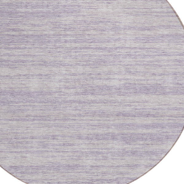 Homeroots 3' Abstract Washable Indoor Outdoor Area Rug - Durable, Stylish, And Easy To Maintain For Any Space Lavender Polyester 613111