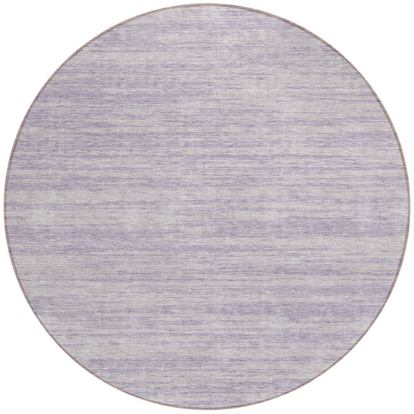Homeroots 3' Abstract Washable Indoor Outdoor Area Rug - Durable, Stylish, And Easy To Maintain For Any Space Lavender Polyester 613111