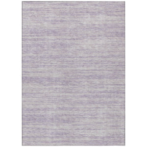 HomeRoots 5' Soothing Lavender and Lilac Abstract Washable Area Rug for Indoor and Outdoor Spaces 8' X 10' 613112