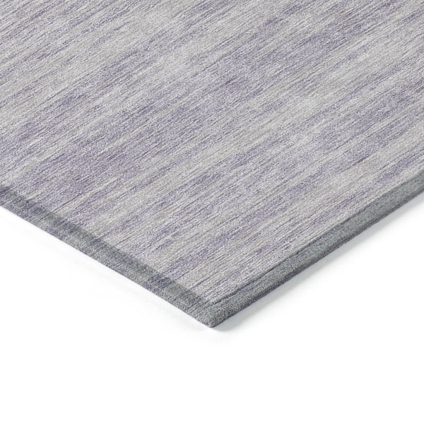 Homeroots 3' Abstract Washable Indoor Outdoor Area Rug - Durable, Stylish, And Easy To Maintain For Any Space Lavender Polyester 613113