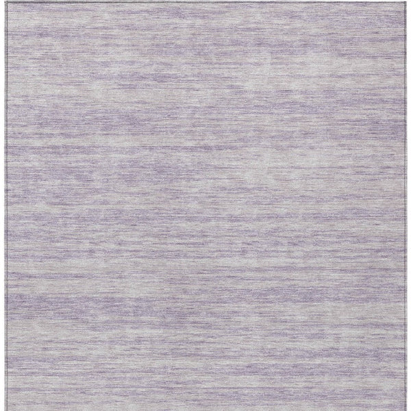 Homeroots 3' Abstract Washable Indoor Outdoor Area Rug - Durable, Stylish, And Easy To Maintain For Any Space Lavender Polyester 613114