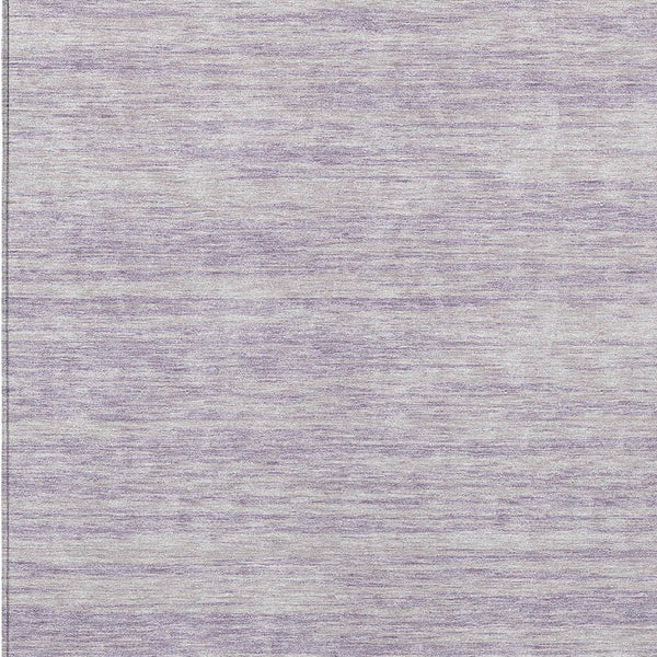Homeroots 3' Abstract Washable Indoor Outdoor Area Rug - Durable, Stylish, And Easy To Maintain For Any Space Lavender Polyester 613114
