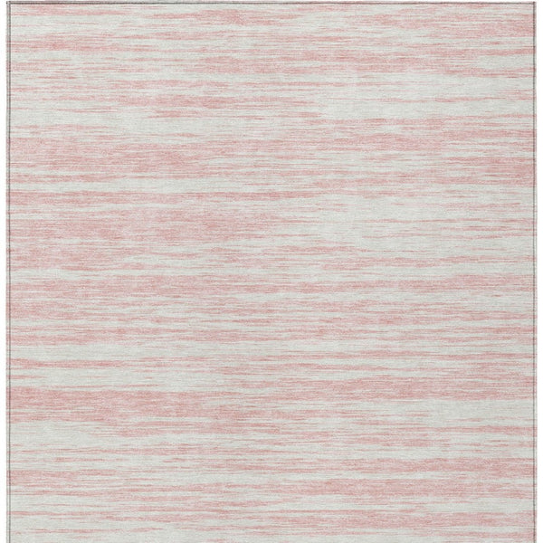 Homeroots 3' Abstract Washable Indoor Outdoor Area Rug - Durable, Stylish, And Easy To Maintain For Any Space Pink Polyester 613120