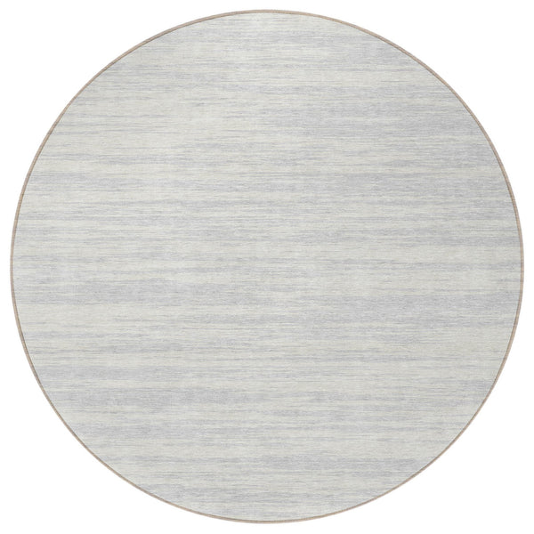 Homeroots 3' Abstract Washable Indoor Outdoor Area Rug - Durable, Stylish, And Easy To Maintain For Any Space Silver Polyester 613123
