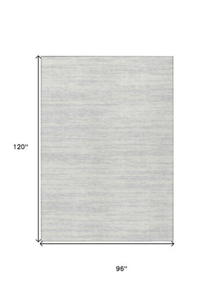 Homeroots 3' Abstract Washable Indoor Outdoor Area Rug - Durable, Stylish, And Easy To Maintain For Any Space Silver Polyester 613124