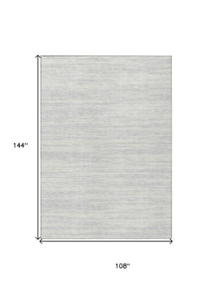Homeroots 3' Abstract Washable Indoor Outdoor Area Rug - Durable, Stylish, And Easy To Maintain For Any Space Silver Polyester 613125