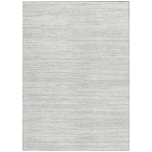 Homeroots 3' Abstract Washable Indoor Outdoor Area Rug - Durable, Stylish, And Easy To Maintain For Any Space Silver Polyester 613126